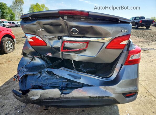 3N1AB7AP9JY266064 2018 NISSAN SENTRA Gray Հետևի տեսք