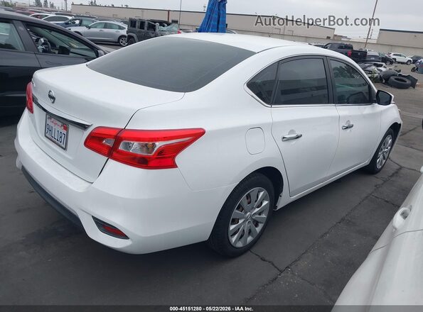 3N1AB7AP9JY313898 2018 NISSAN SENTRA White Հետևի աջ