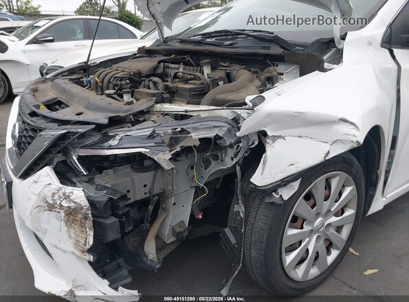 3N1AB7AP9JY313898 2018 NISSAN SENTRA White Դիմացի տեսք