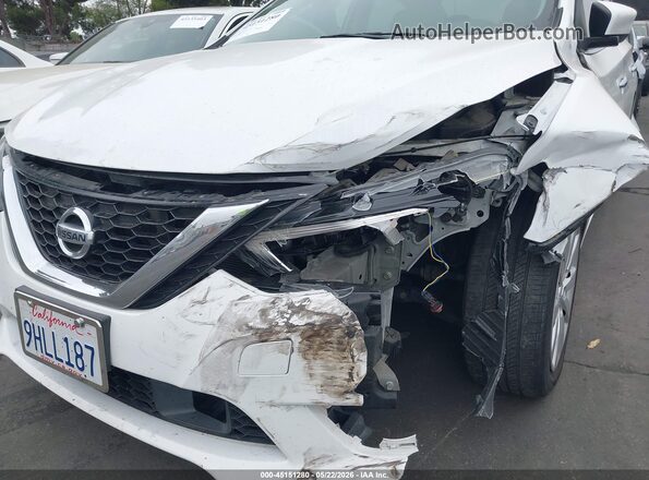3N1AB7AP9JY313898 2018 NISSAN SENTRA White Սալոնի հետևի տեսք