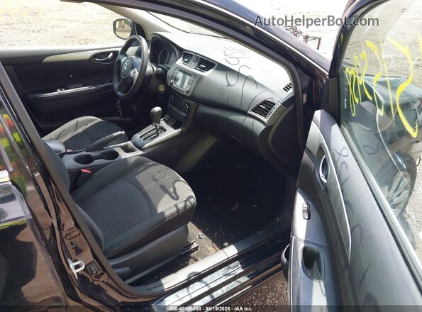 3N1AB7AP9JY338333 2018 NISSAN SENTRA Black Front interior view