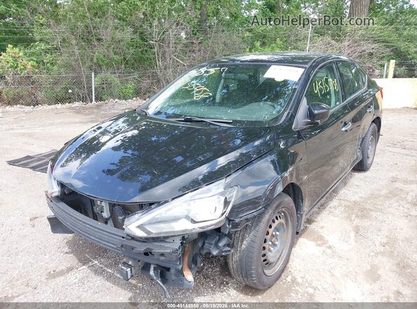 3N1AB7AP9JY338333 2018 NISSAN SENTRA Black Front view