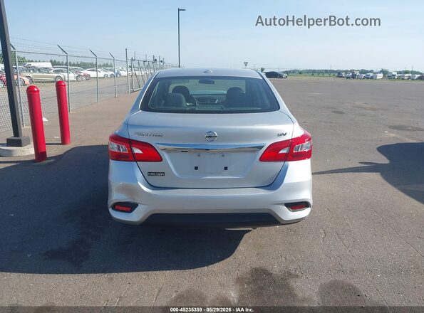 3N1AB7AP9JY345556 2018 NISSAN SENTRA Серебряный 