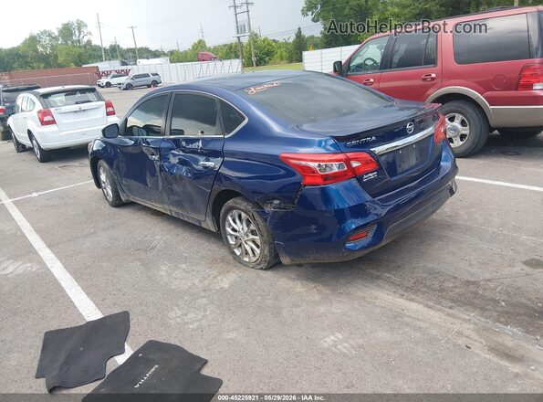 3N1AB7AP9KY230702 2019 NISSAN SENTRA Blue Задня ліва чверть