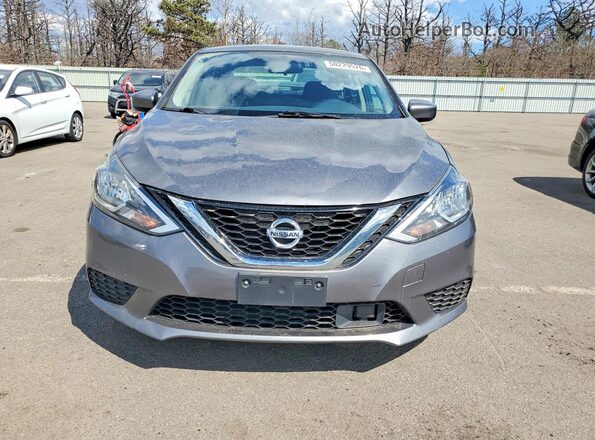 3N1AB7AP9KY266048 2019 NISSAN SENTRA Серый Вид спереди