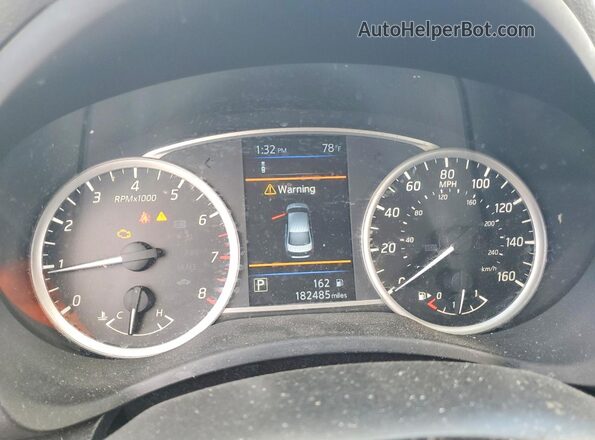 3N1AB7AP9KY266048 2019 NISSAN SENTRA Серый Вид щитка приборов