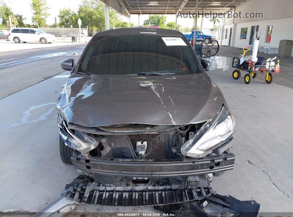 3N1AB7AP9KY349561 2019 NISSAN SENTRA Серый Вид задней части салона