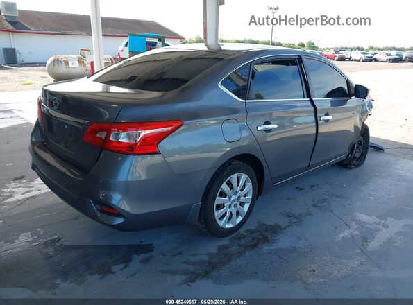 3N1AB7AP9KY349561 2019 NISSAN SENTRA Серый Задняя правая четверть