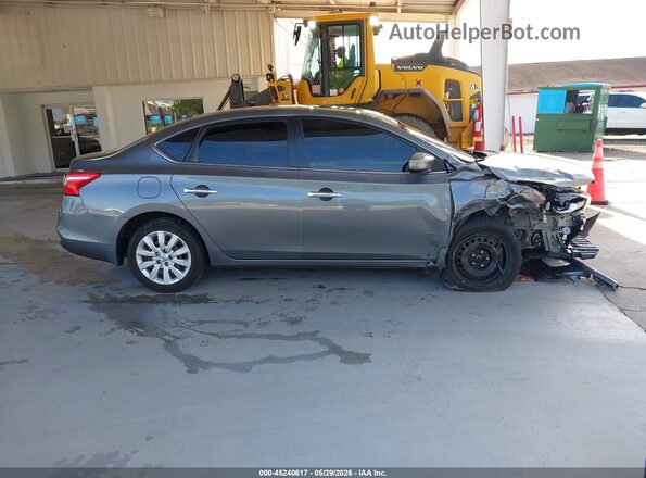 3N1AB7AP9KY349561 2019 NISSAN SENTRA Серый Панорамный вид салона 360°