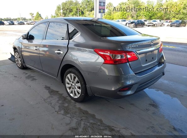 3N1AB7AP9KY349561 2019 NISSAN SENTRA Серый Задняя левая четверть