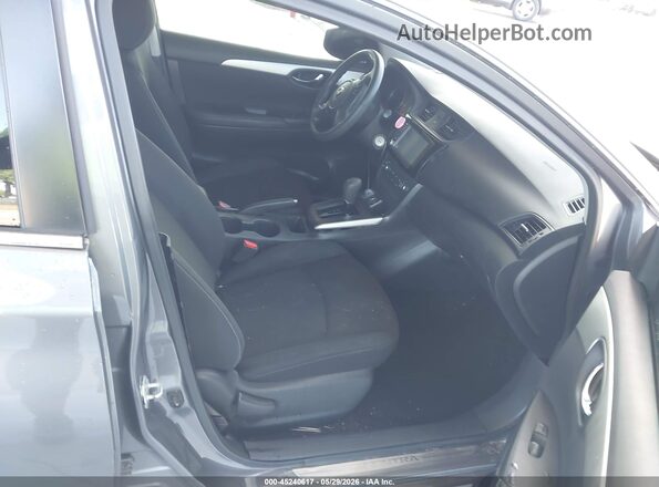 3N1AB7AP9KY349561 2019 NISSAN SENTRA Серый Вид салона спереди