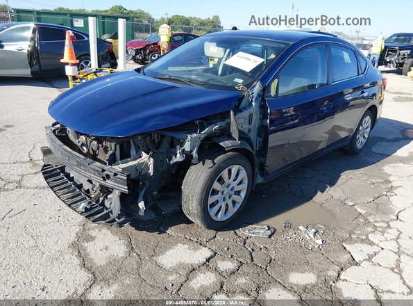 3N1AB7AP9KY373732 2019 NISSAN SENTRA Синий 