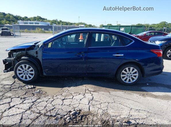 3N1AB7AP9KY373732 2019 NISSAN SENTRA Синий 