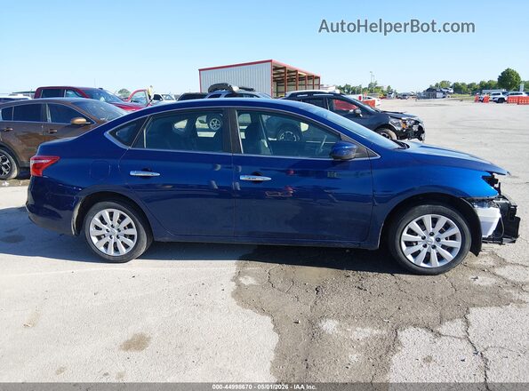 3N1AB7AP9KY373732 2019 NISSAN SENTRA Синий 