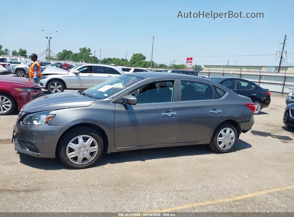 3N1AB7AP9KY376016 2019 NISSAN SENTRA Gray 