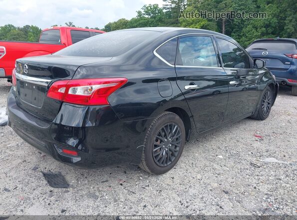 3N1AB7AP9KY392703 2019 NISSAN SENTRA Black Задня права чверть