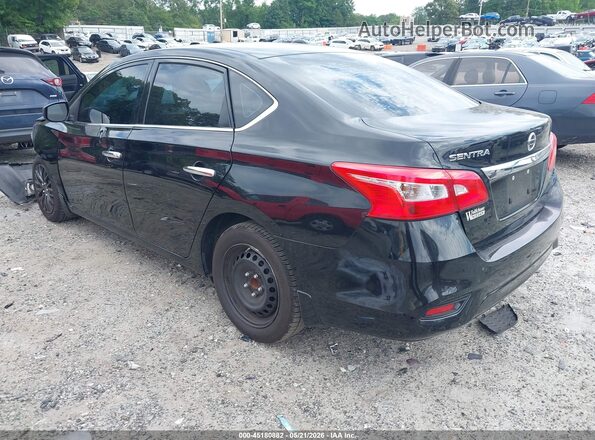 3N1AB7AP9KY392703 2019 NISSAN SENTRA Black Задня ліва чверть
