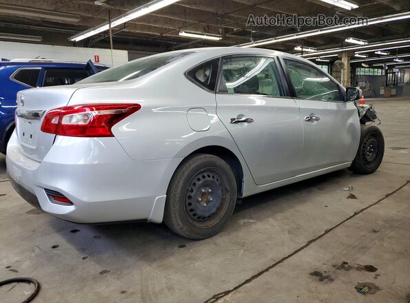 3N1AB7AP9KY414330 2019 NISSAN SENTRA Silver Rear right