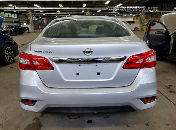 3N1AB7AP9KY414330 2019 NISSAN SENTRA Silver Rear view