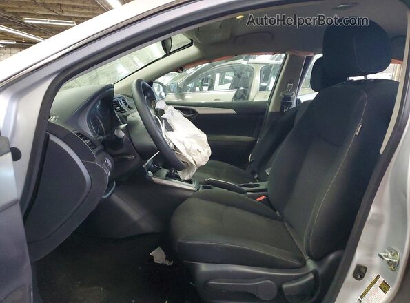 3N1AB7AP9KY414330 2019 NISSAN SENTRA Silver Front interior view