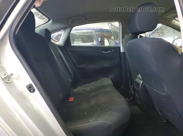 3N1AB7AP9KY414330 2019 NISSAN SENTRA Silver Rear seats view