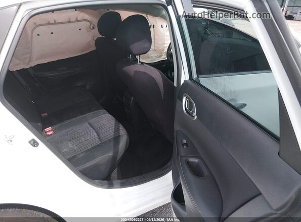 3N1AB7AP9KY418281 2019 NISSAN SENTRA White VIN კოდის სტიკერის ხედი