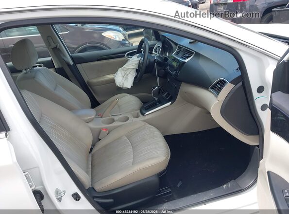 3N1AB7APXGL681254 2016 NISSAN SENTRA White Vista interior delantera