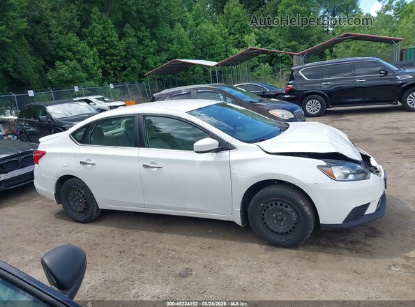 3N1AB7APXGL681254 2016 NISSAN SENTRA White Vista interior trasera
