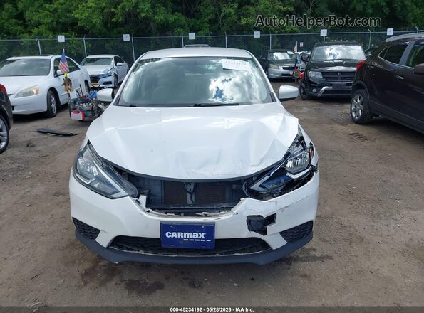 3N1AB7APXGL681254 2016 NISSAN SENTRA White Vista del cuadro de instrumentos