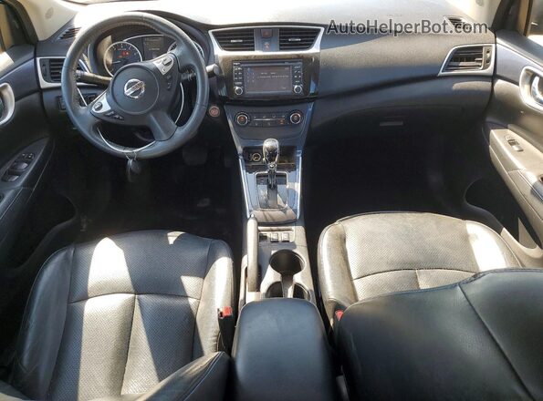 3N1AB7APXGY232546 2016 NISSAN SENTRA Blue Вид панелі приладів