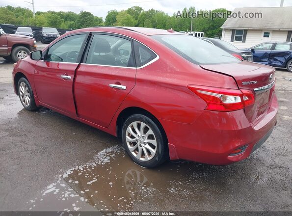 3N1AB7APXGY316804 2016 NISSAN SENTRA Burgundy Trasero izquierdo