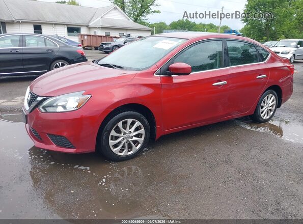 3N1AB7APXGY316804 2016 NISSAN SENTRA Burgundy Vista tres cuartos delantera izquierda