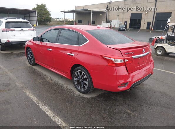 3N1AB7APXGY326989 2016 NISSAN SENTRA Red უკანა მარცხენა