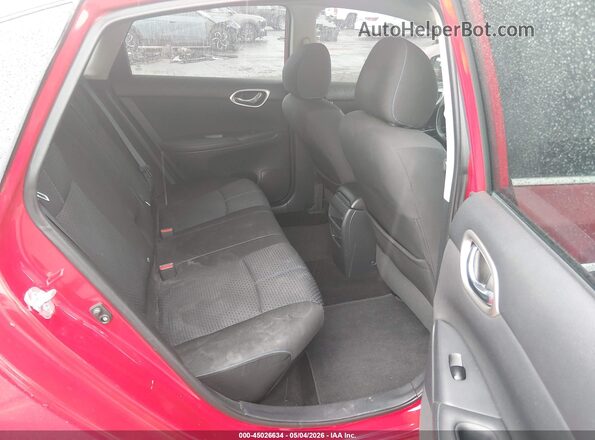 3N1AB7APXGY326989 2016 NISSAN SENTRA Red VIN კოდის სტიკერის ხედი