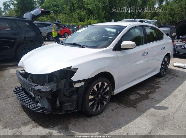 3N1AB7APXGY337782 2016 NISSAN SENTRA White წინა მარცხენა ხედი სამი მეოთხედიდან