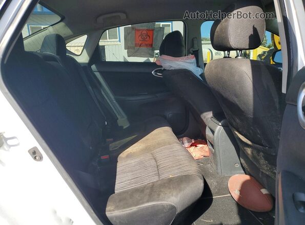 3N1AB7APXHY286589 2017 NISSAN SENTRA Белый Вид задних сидений