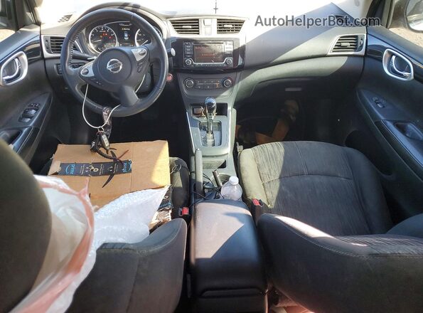 3N1AB7APXHY286589 2017 NISSAN SENTRA Белый Вид панели приборов