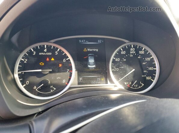 3N1AB7APXHY286589 2017 NISSAN SENTRA Белый Вид щитка приборов