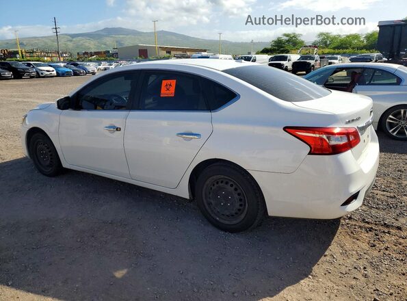 3N1AB7APXHY286589 2017 NISSAN SENTRA Белый Задняя левая четверть