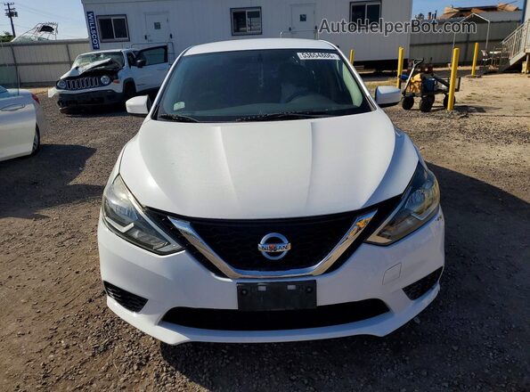 3N1AB7APXHY286589 2017 NISSAN SENTRA Белый Вид спереди