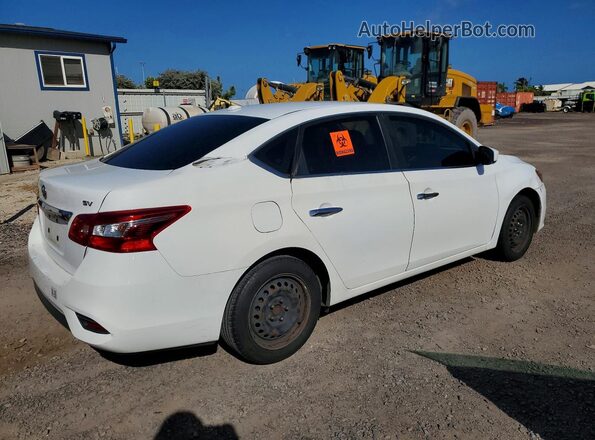 3N1AB7APXHY286589 2017 NISSAN SENTRA Белый Задняя правая четверть