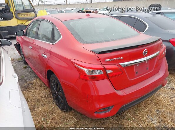 3N1AB7APXHY290996 2017 NISSAN SENTRA Red უკანა მარცხენა