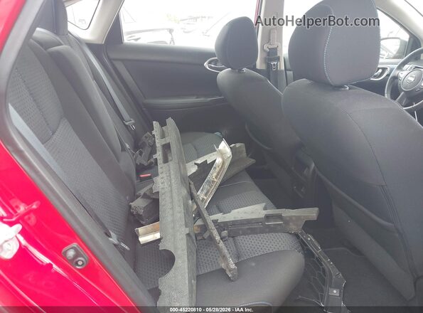 3N1AB7APXHY290996 2017 NISSAN SENTRA Red VIN კოდის სტიკერის ხედი