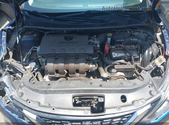 3N1AB7APXHY348041 2017 NISSAN SENTRA Синий Вид сзади