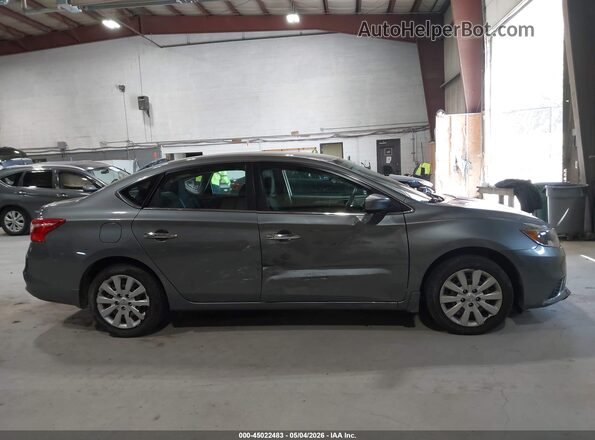 3N1AB7APXHY363400 2017 NISSAN SENTRA Серый Вид задней части салона