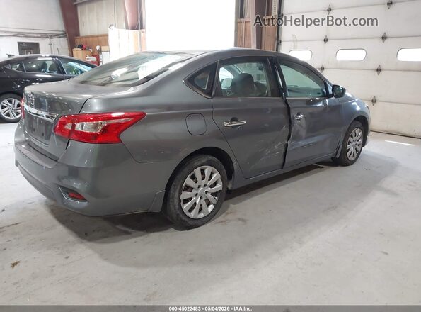 3N1AB7APXHY363400 2017 NISSAN SENTRA Серый Задняя правая четверть