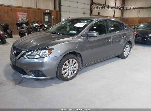 3N1AB7APXHY363400 2017 NISSAN SENTRA Серый Передняя левая четверть