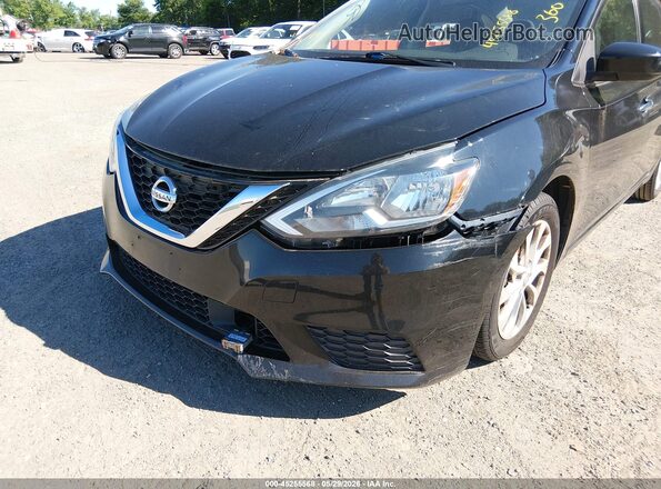 3N1AB7APXJL613415 2018 NISSAN SENTRA Black Front view
