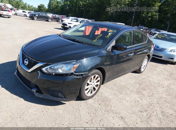 3N1AB7APXJL613415 2018 NISSAN SENTRA Black Front left