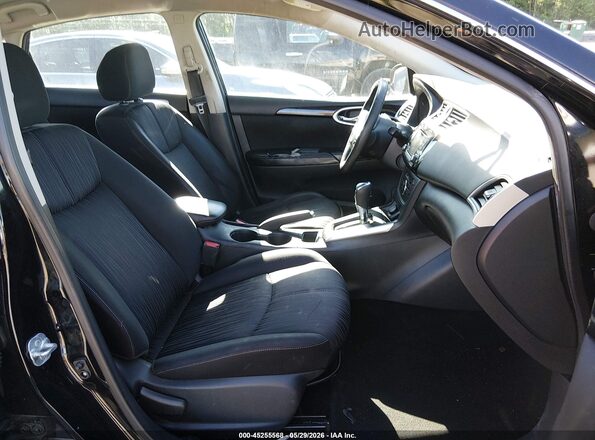 3N1AB7APXJL613415 2018 NISSAN SENTRA Black Front interior view
